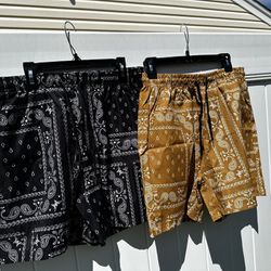 Men’s summer bandana shorts