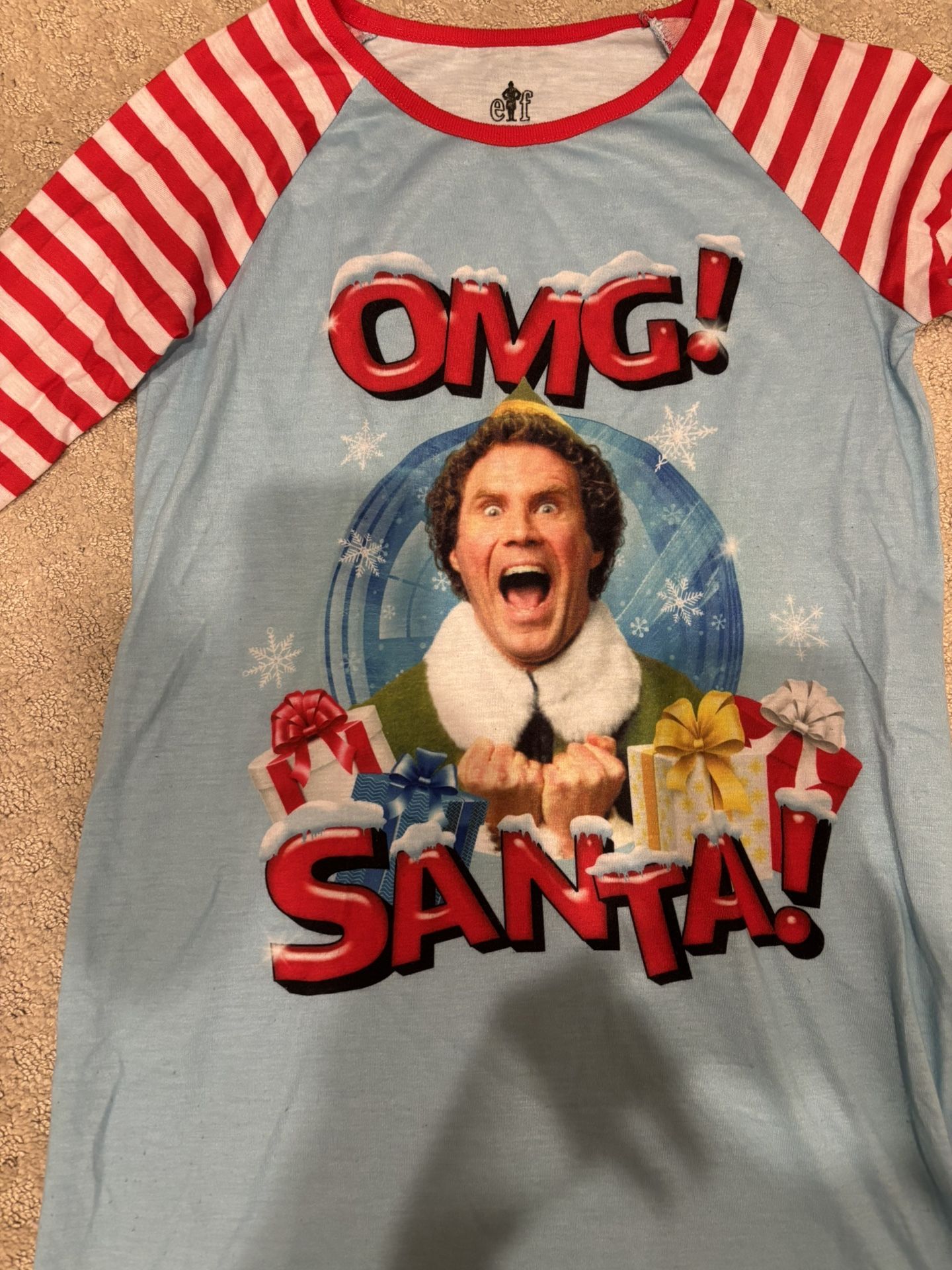 Girls Elf Nightgown Size 10/12