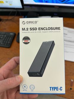 Orico m.2 ssd enclosure type c