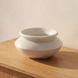 Romano White Marble Vessel