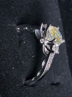 1 Ct Fantasy Yellow Moissanite Size 6