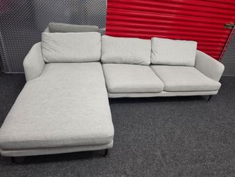 Performance Fabric Chaise Sectional Couch