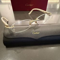 Cartier “White Buffs” Diamond Glasses