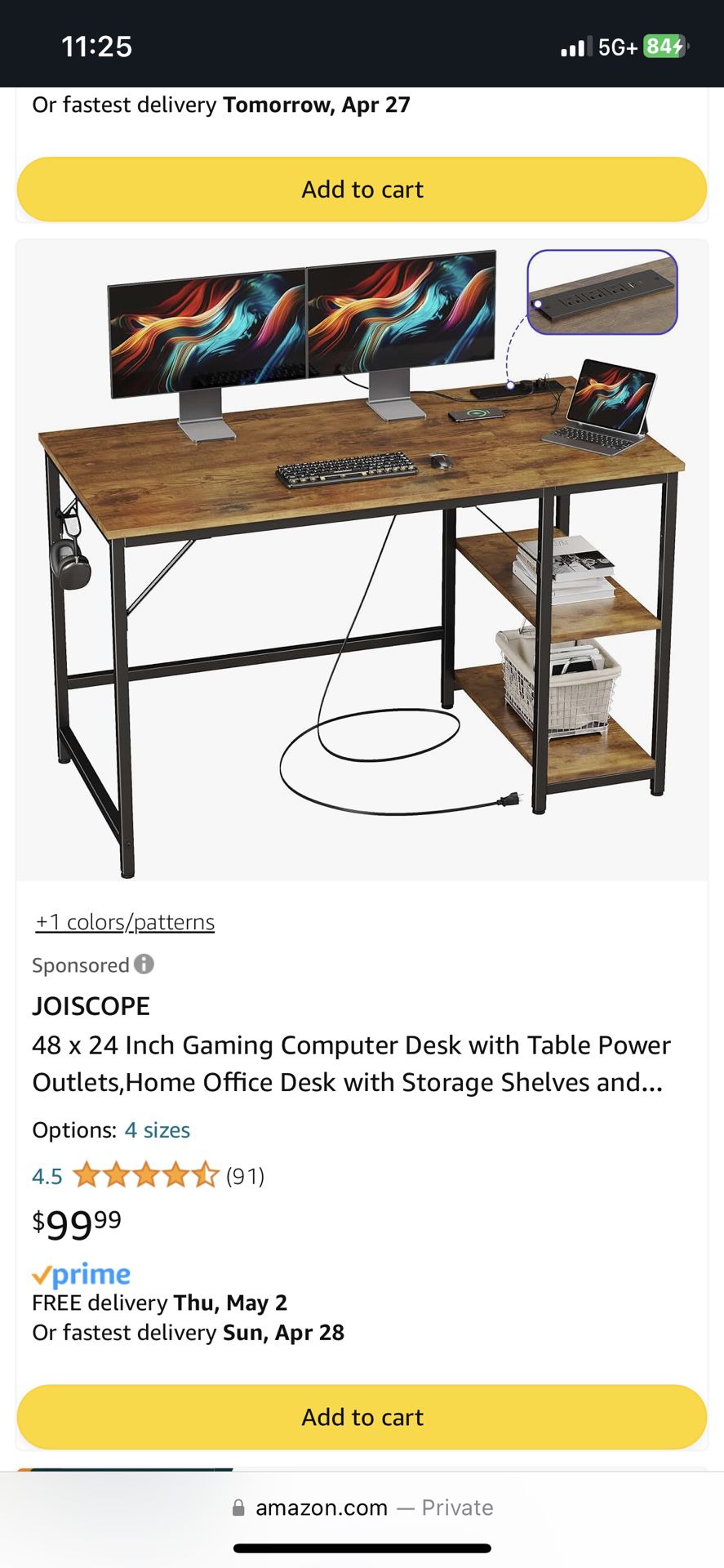 Computer desk And Gaming