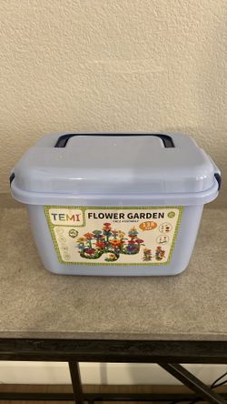 Kids toy flower garden
