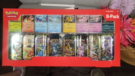 Prismatic evolution 8 tin pack pokemon