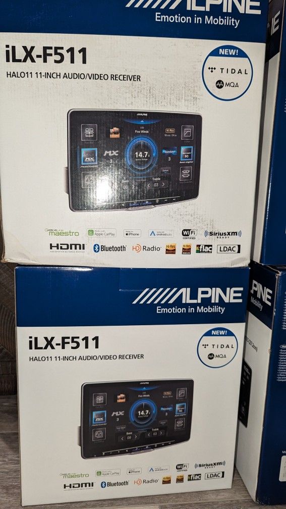 PRICE FIRM! BRAND NEW Alpine ILX-F511 HALO 11 Audio/Video Receiver