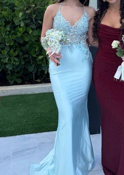 Light Blue  Formal Gown