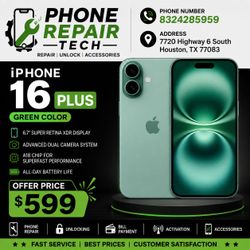 Apple iPhone 16 Plus Green
