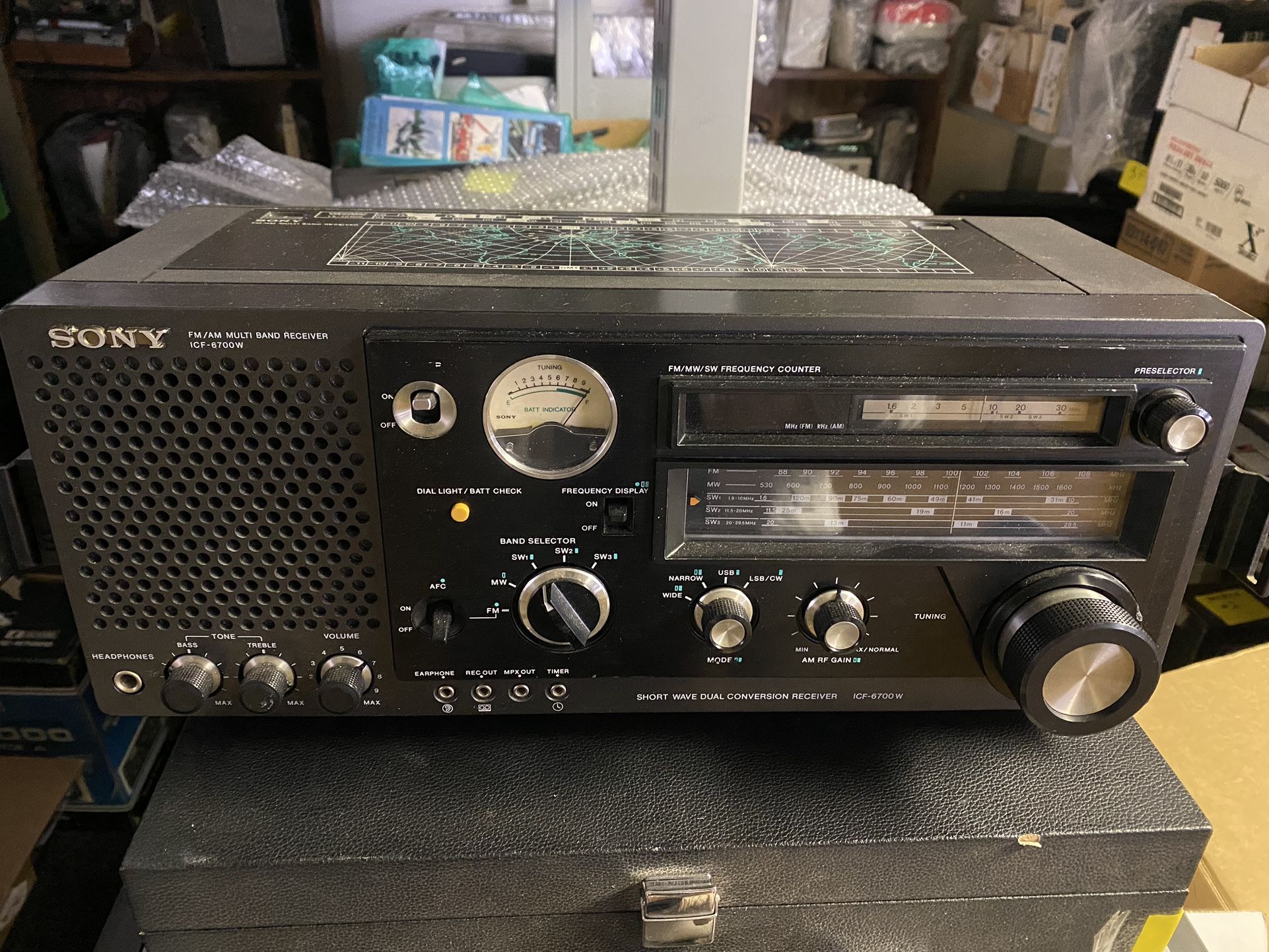 Sony ICF-6700w AM/FM Multi Band Receiver