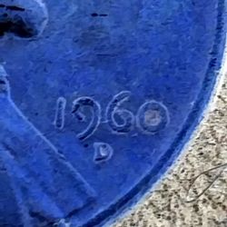 DDO 1960 D SMALL DATE OVER BIG DATE 