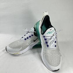 #1944 Size 6Y - Nike Air Max 270 GS Pure Plat-Hyper Jade  -DS- 943345-010