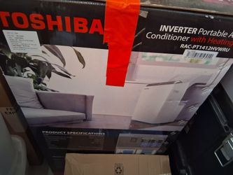 Toshiba portable Air Condition for living room or large area. Purchased at Home Depot only used one summer. Works great like new. In storage