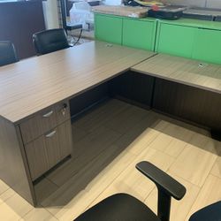 Executive L Shape 6’x7’ Gray 