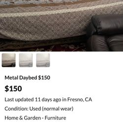 Metal Twin Bed 