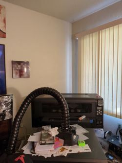 16.5 Dual Heads DTF Printer and Powder Shaker Oven