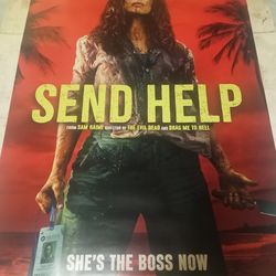 SEND HELP 27×40 DOUBLE SIDED THEATRICAL POSTER