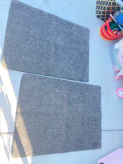 2 big area non slip rugs