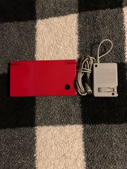 Nintendo DSi – Glossy Red (Japanese Import) + New Charger + R4 Card