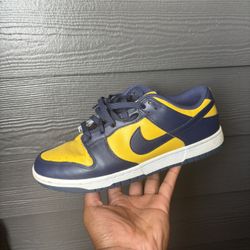 Michigan Dunks Size 10.5