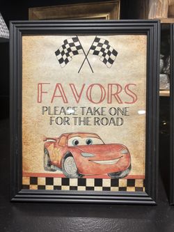 Disney Cars Theme Picture Frames 
