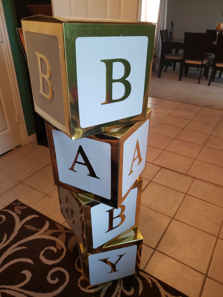 BABY shower letters
