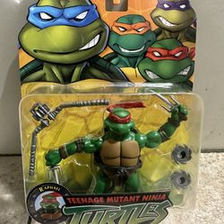 Playmates Teenage Mutant Ninja Turtles TMNT 2003 Retro REISSUE Raphael Figure