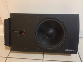 /////ALPINE POWERED SUBWOOFER SYSTEM 6492GX