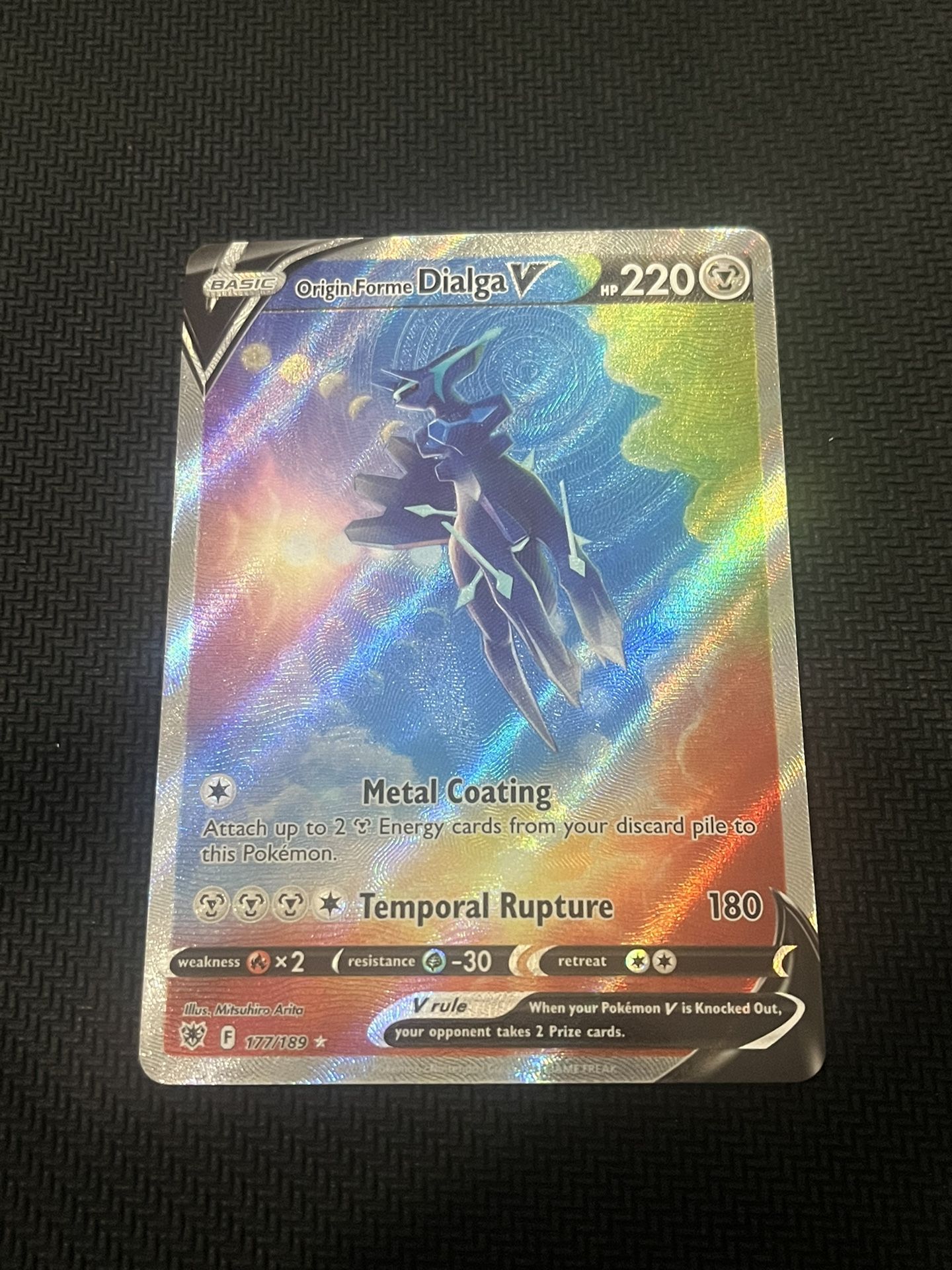 Pokemon Origin Forme Dialga V Alt Art 