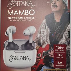 Santana Earbuds. True Wireless With Charging Case. 5 Styles To Choose.