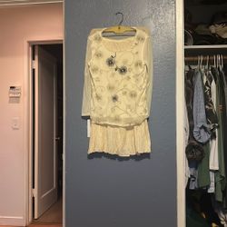 Top /silk skirt Outfit