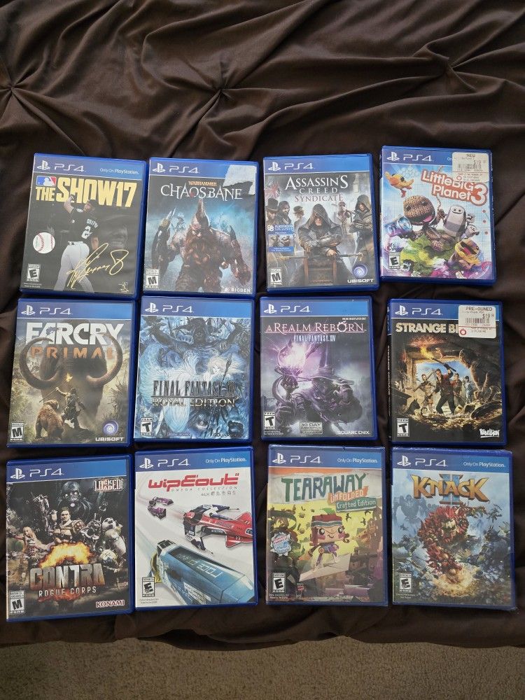 Playstation Games.... Each Sold Seperatly