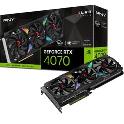 Nvidia GeForce RTX™ 4070 12GB XLR8 Gaming Verto Epic-X RGB™ Triple Fan Graphics Card DLSS 3