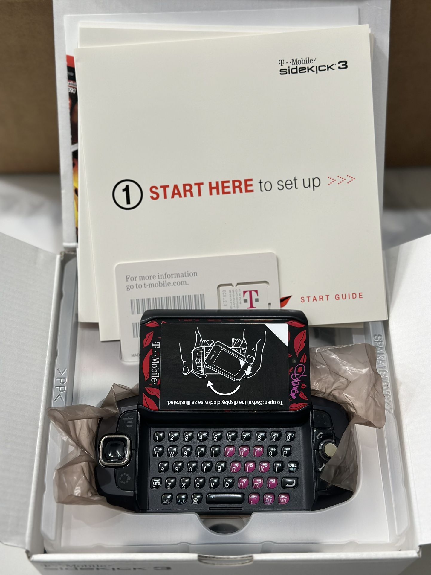 Classic T-Mobile Sidekick 3 Diane vonFurstenberg Open-box New WORKING