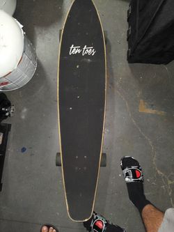Ten Toes longboard