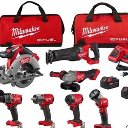 Milwaukee 7 Piece Combo Kit 