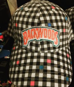 Backwood custom Black pink blue dad hat