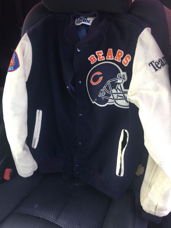 Vintage Chalk Line Chicago Bears Varsity Jacket Size small for Sale in ...