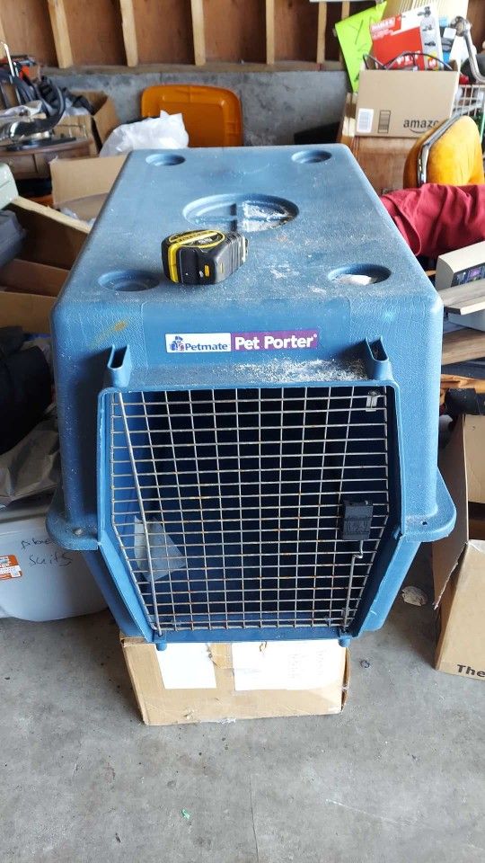 Large dog kennel 
Petmate Pet Porter Dog Kennel Crate Large 