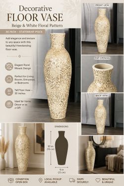 Decorative Freestanding Floor vase