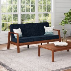 Brand New Sofa With Wood Frame