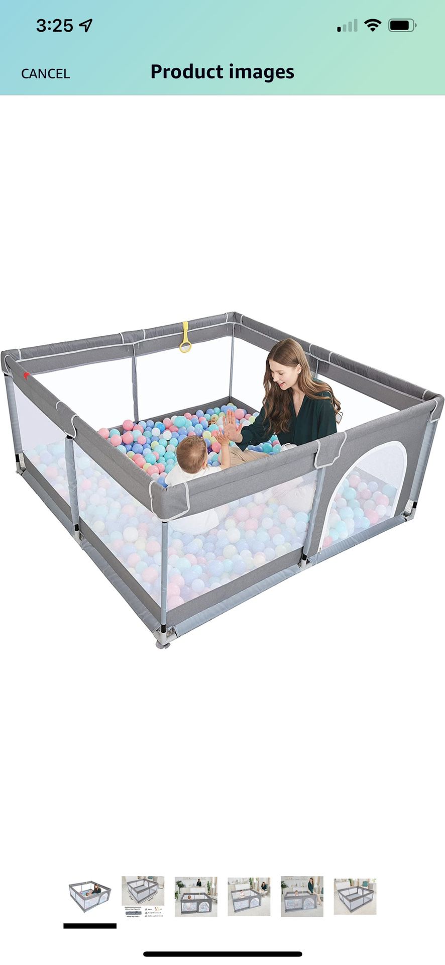 Baby Playpen for Toddler, Large Baby Playard, Indoor & Outdoor Kids Activity Center with Anti-Slip B
