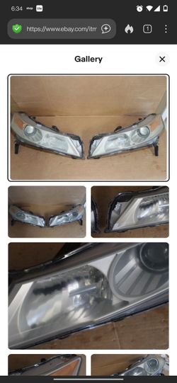 2010 Acura Tl Used Headlights Oem