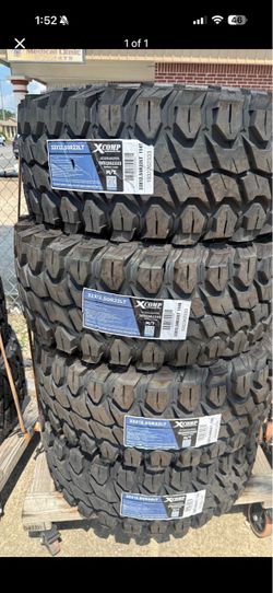 XComp M/T 33x12.50R22LT Mud Terrain Tires – Set of 4