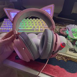 Razer Kraken Kitty Chroma Quartz Gaming Headset