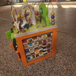 Zany Zoo Wooden Child Activity Cube