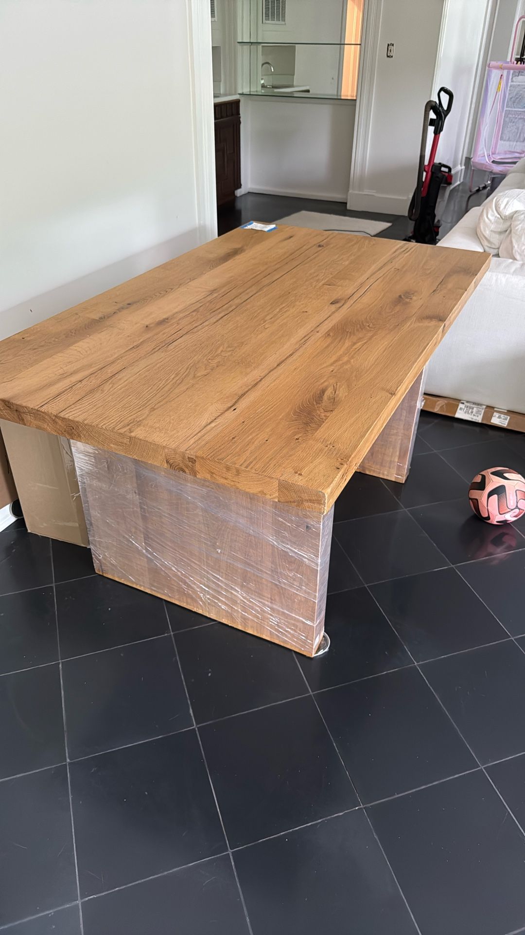 Rh Reclaimed Oak Table 60”