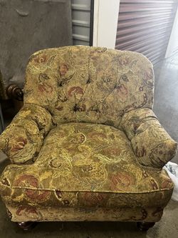 Tapestry Sofas With Coushions