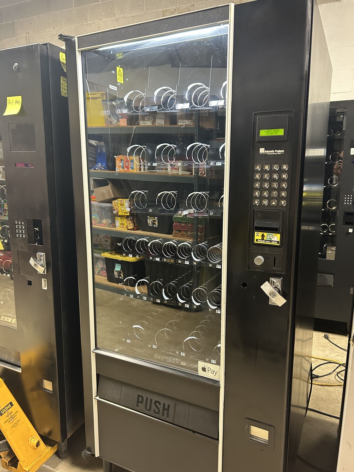 AP LCM 4 WIDE SNACK VENDING MACHINE 30 DAY WARRANTY & FREE DELIVERY 