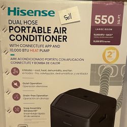 Hisense Duel Hose Portable Air Conditioner, 10,00 BTU
